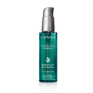 L’ANZA Healing Strength Neem Plant Silk Hair Serum, Neem Oil Anti Frizz Damaged Hair Treatment, Nourishes, Strengthens, Boosts Shine, Repairs and Prevents Breakage From Split Ends (3.4 Fl Oz)