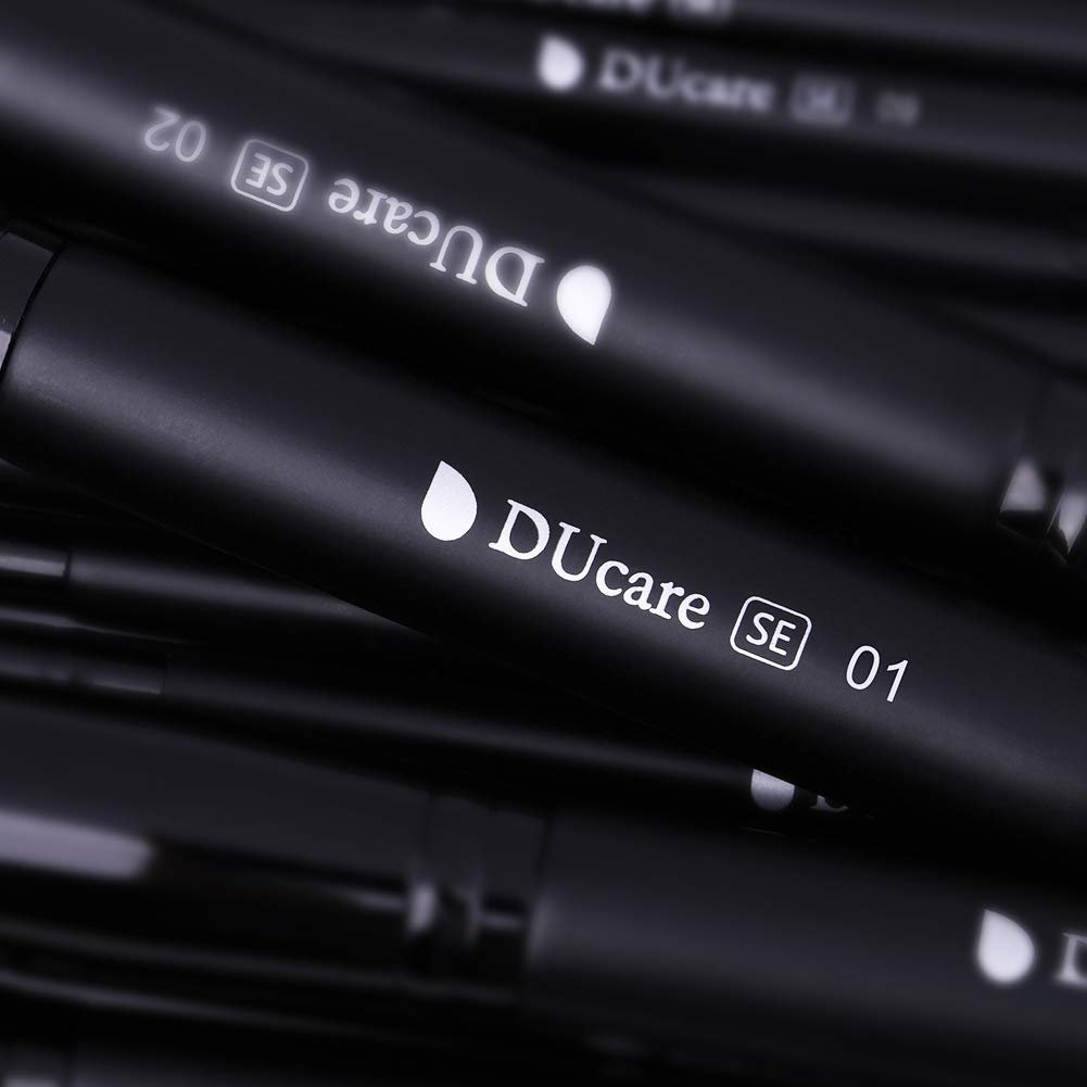 DUcare Professional Makeup Brushes Set 27Pcs Makeup Brush Set Premium Synthetic Kabuki Foundation Blending Face Powder Blush Concealers Eye Shadows Brushes - Image 8