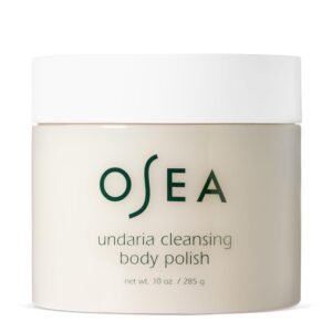 OSEA Undaria Cleansing Body Polish 10oz – Spa-Worthy AHA Body Exfoliator with Pumice & Undaria Seaweed – Nourishing Cleanser & Scrub – Clean Beauty – Vegan Care