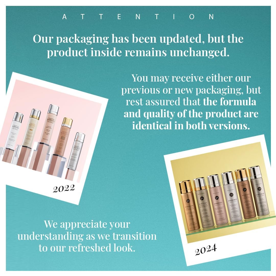 MagicMinerals AirBrush Foundation by Jerome Alexander – 2pc Set with Airbrush Foundation and Kabuki Brush - Spray Makeup with Anti-aging Ingredients for Smooth Radiant Skin - Light Medium - Image 9