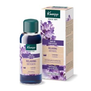 Kneipp Relaxing Lavender Bath Oil – Good for Relaxation Any Time of Day – Vegan – 3.38 fl oz – Up to 10 Baths