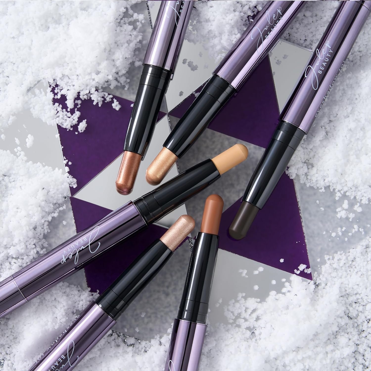 Julep Eyeshadow 101 Palette-Style Crème-to-Powder Waterproof Eyeshadow Sticks – Daylight – Long-Lasting, Crease-Proof, 6 Piece Eyeshadow Set with Built-in Smudger - Image 10