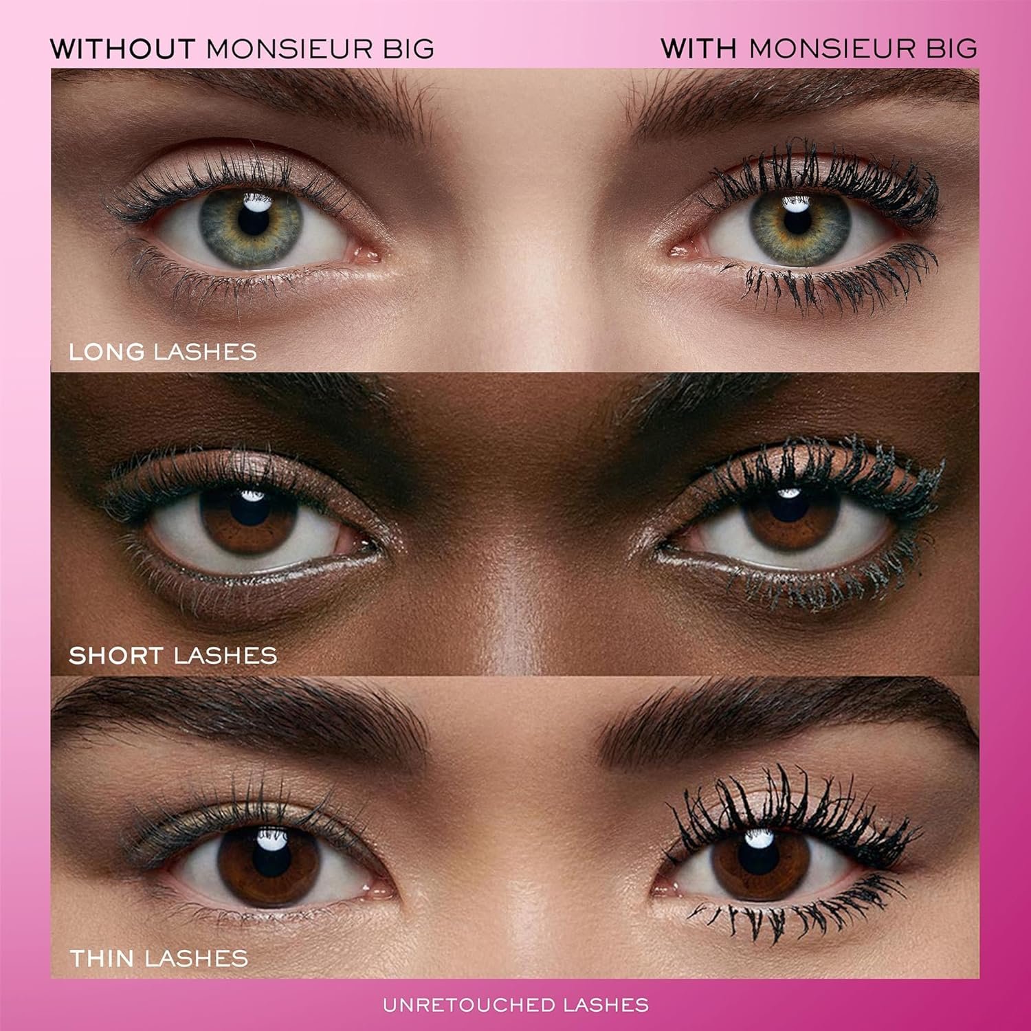 Lancôme Monsieur Big Volumizing Mascara for up to 12x More Volume & 24H Wear - False Lash Effect - Black - Image 2
